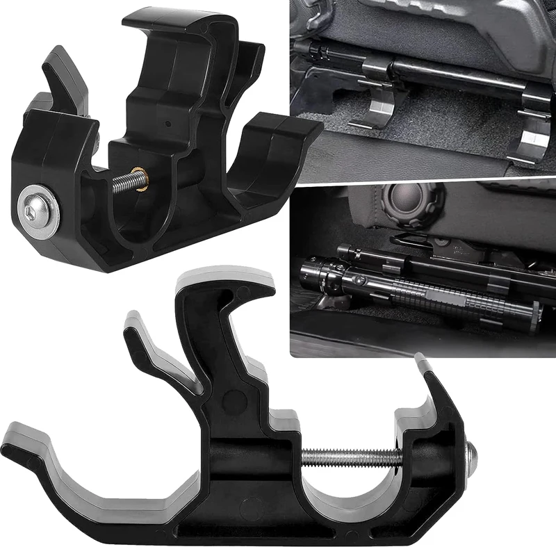 Flashlight Holder Bracket Mount Front Seat Holder Fit for 2018-2022 Jeep Wrangler Unlimited 4-Door JL & Jeep Gladiator JT