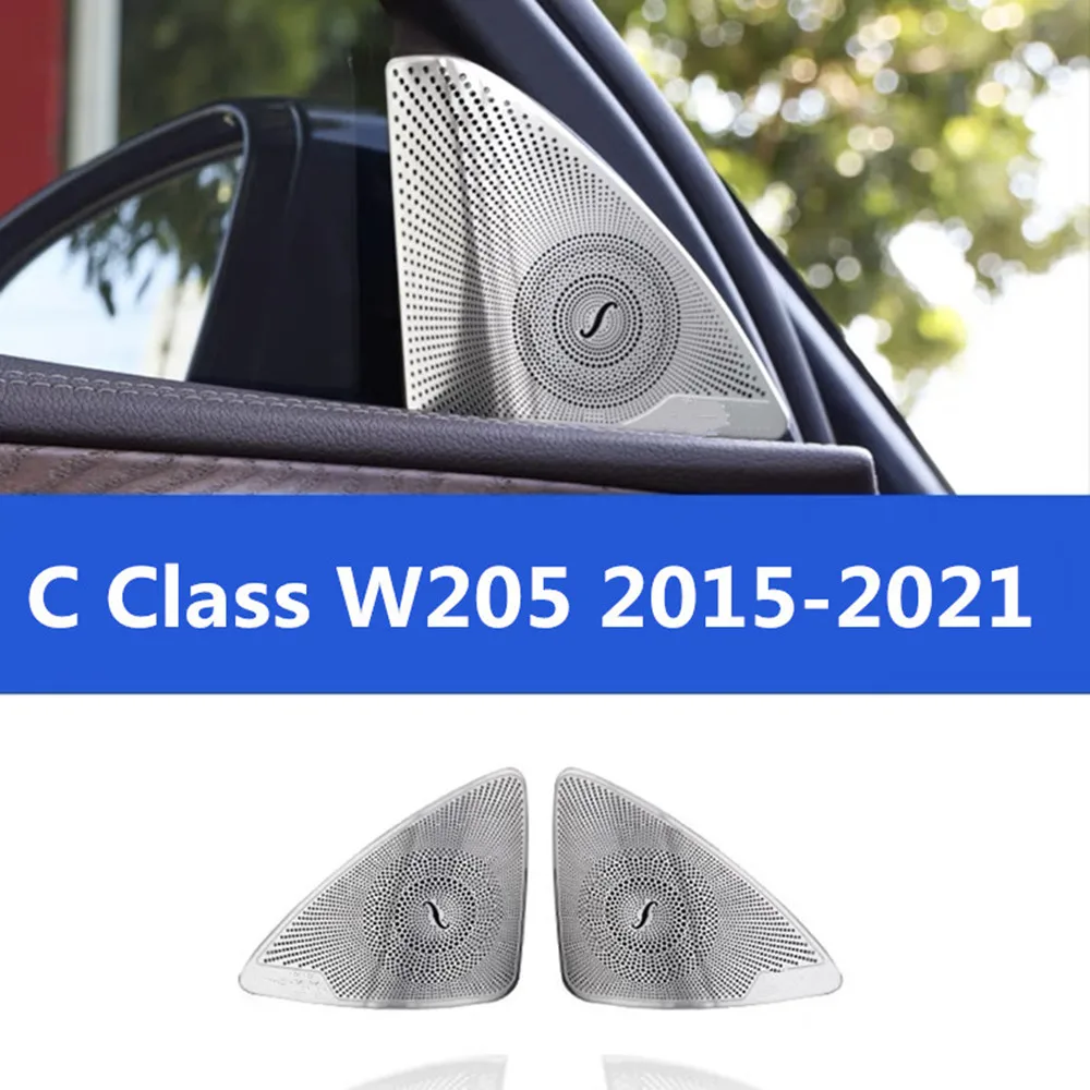 Autotür-Lautsprecherabdeckung Lautsprecherblende Dekor Innenraumzubehör für Mercedes Benz C E GLC Klasse X253 W213 W205 C300 300 – Detail 5