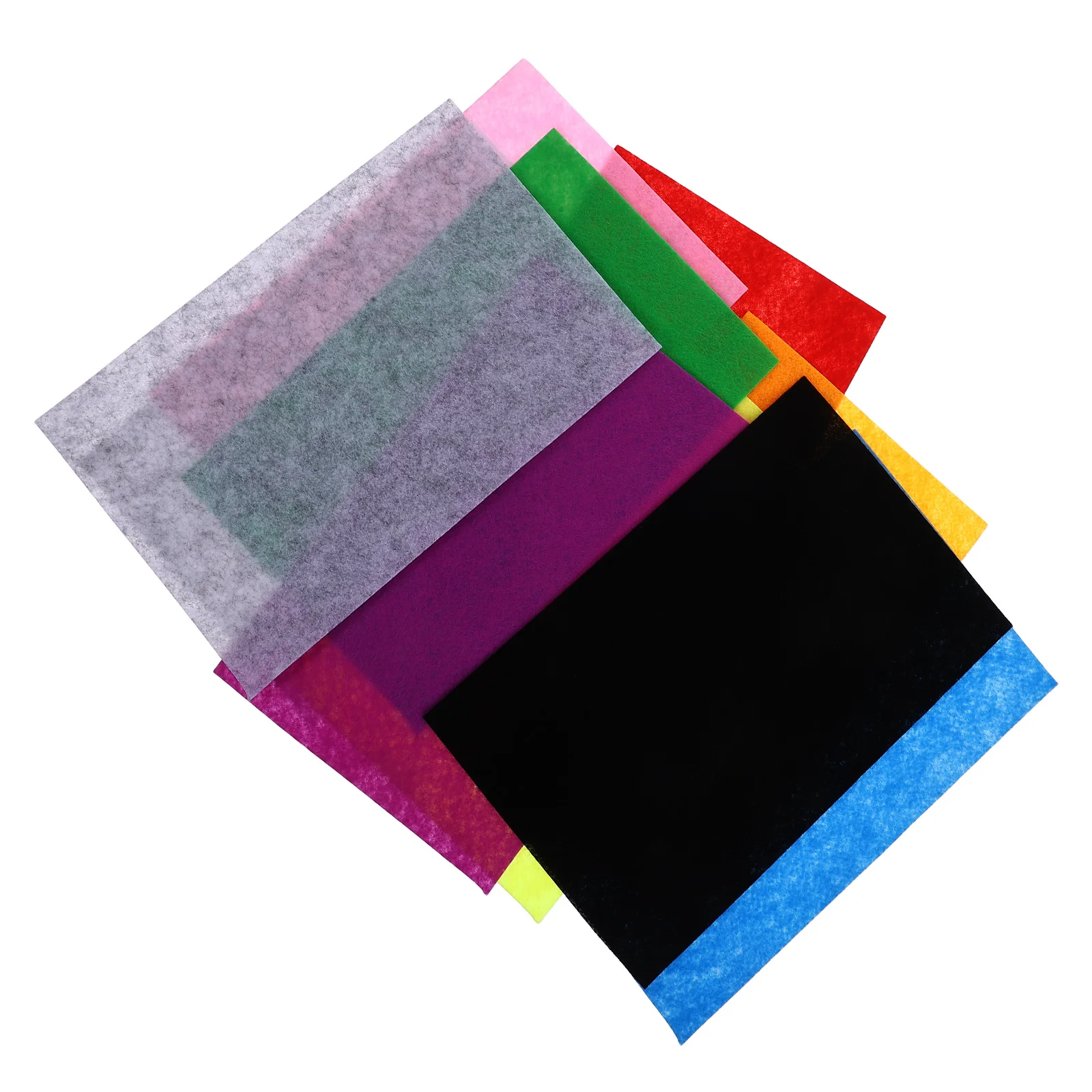 

20 Pcs Felt Sheets Craft Material 10 Colors 10 Sheets Each Soft Durable Ideal Diy Projects Fabric Creations Embellishments