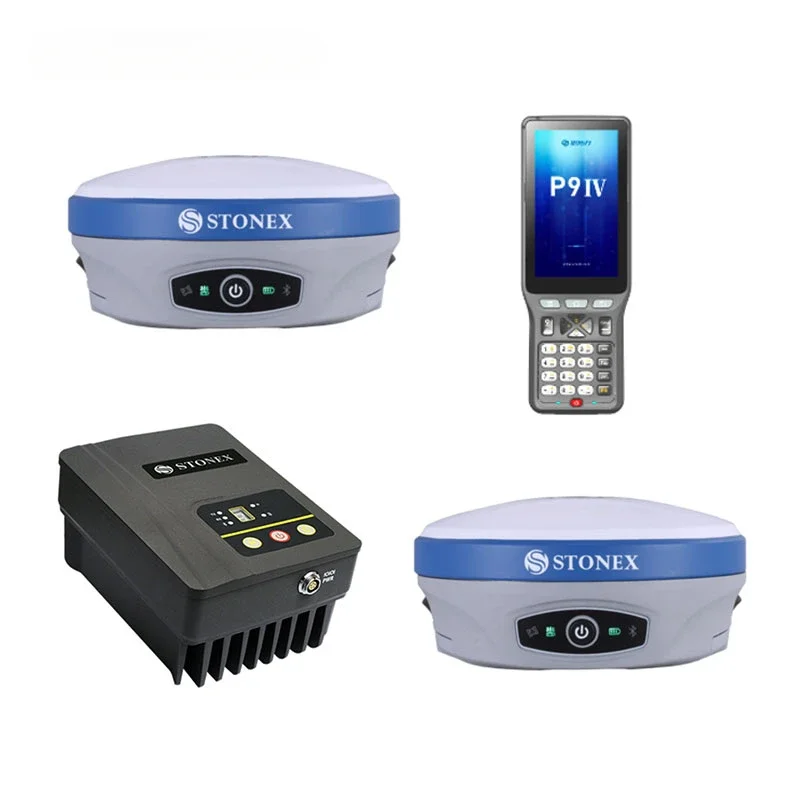 Stonex S9ii/s900A/S900+ Gnss Rtk Receiver Dgps Base and Rover Rtk Gnss Gps, Removable Battery, Provides the IMU Function