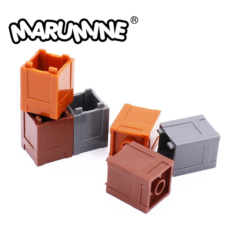 

Marumine 61780 контейнерная коробка 2x2x2 открывающиеся сверху 50 шт. Строительный кирпич совместимая идея классические развивающие блоки игрушки для детей
