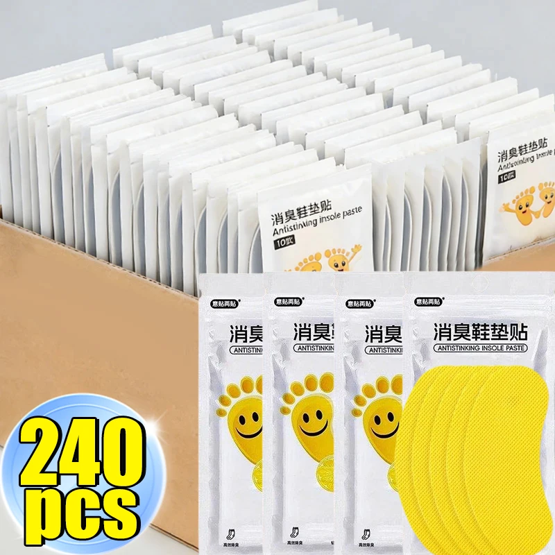 Disposable Portable Foot Odors Remover Shoe Anti Odors Sticker Odor Removing and Sweat Absorbing Insole Anti Odor Stickers
