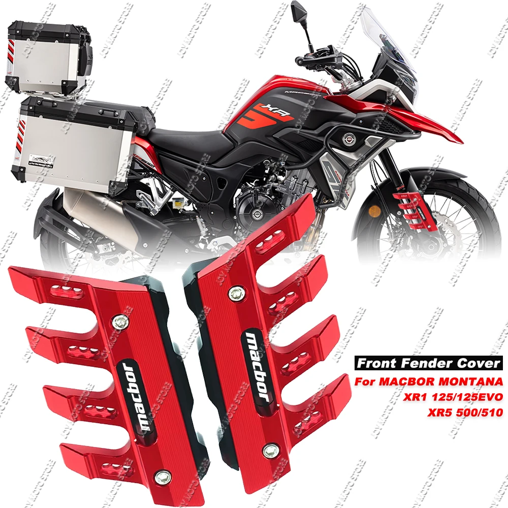 

Защитная накладка на переднее крыло и декоративная накладка на передний амортизатор для мотоциклов Macbor Montana XR1 125 125EVO XR5 510 500