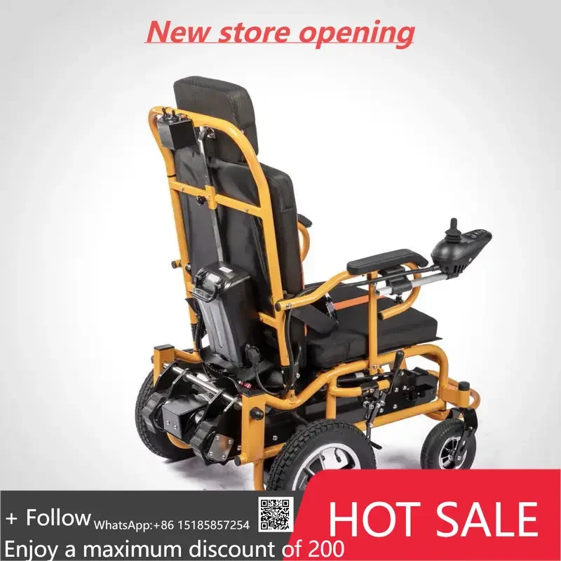 Интеллектуальное обновление для путешествий, полностью автоматическая инвалидная коляска для подъема по лестнице, усиленная рама из углеродистой стали, прочная - BZ-SA1
