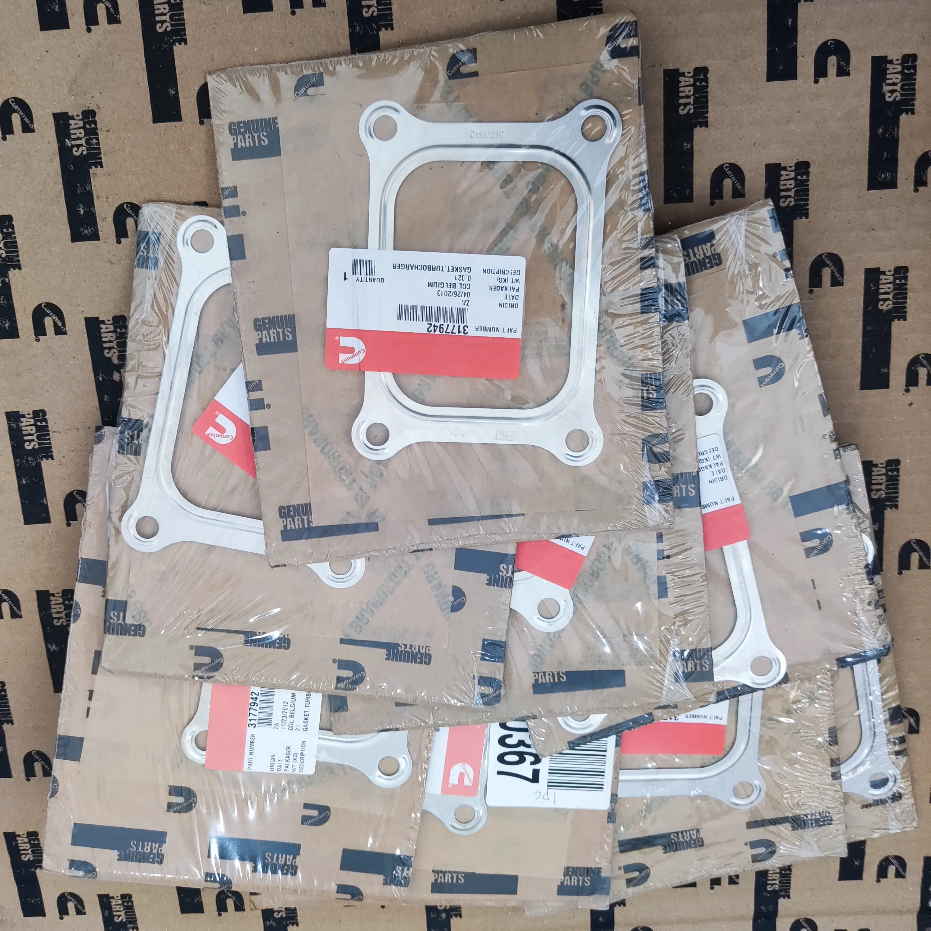 Cummins original engine parts best price turbocharger Gasket 3177942 for QSK42 Turbo Turbocharger kits in stock