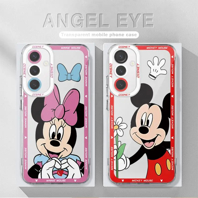 Disney Mickey Minnie Mouse- Phone Case for Honor X9a 5G 90 Lite X8 4G X8a X7b X9b 5G X8b Transparent Silicone Cover