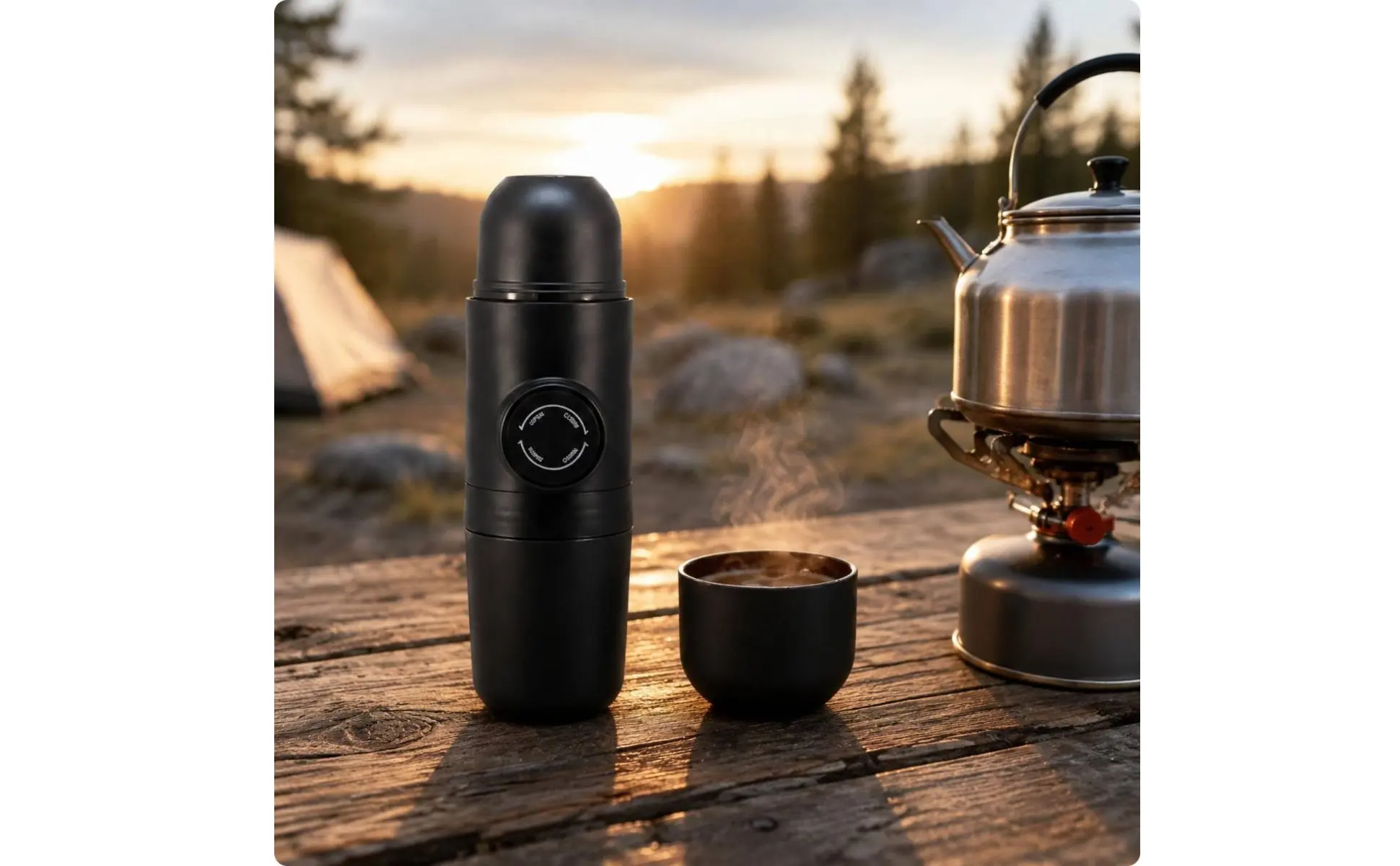 Manual Espresso Device Outdoor Friendly Portable Espresso Machine Hand Pump Coffee Machine Compact Manual Coffee Press