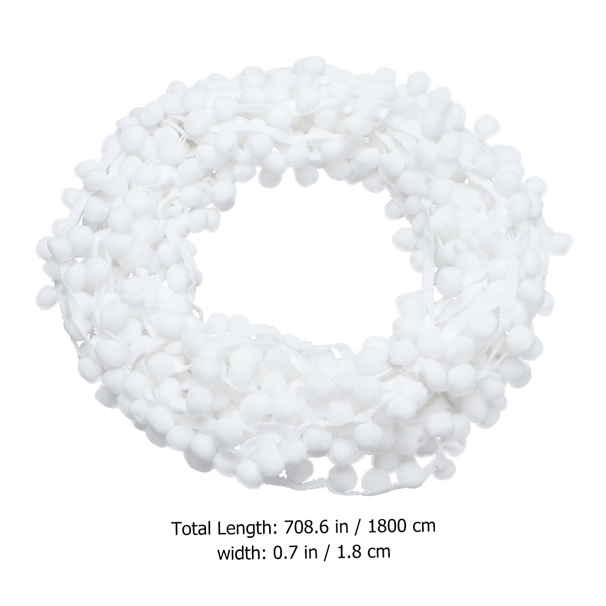 

1pc Diy Crochet Lace Ribbon 1.8Cm Width White Ribbon Border For Clothing Accessories Home Decor Fashion Lace Trim Hair Ball