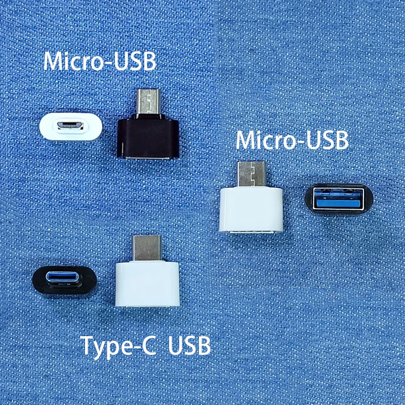 

Адаптер Mini USB к Type C Разъем Type-C к USB 2.0 OTG для мобильного телефона Универсальный конвертер USBC TypeC