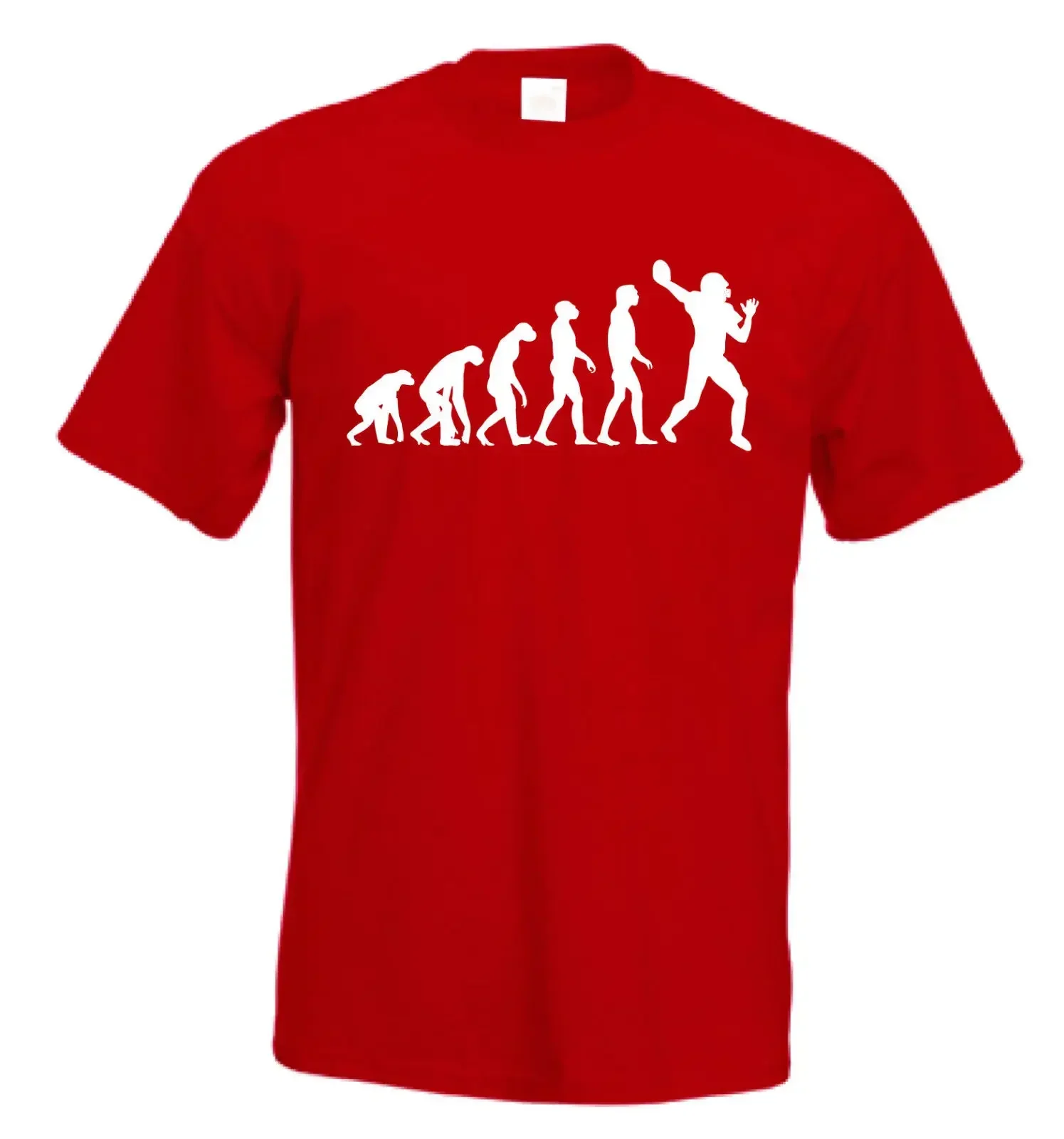 Hip Hop Novelty T Shirts Men'S Brand Clothing American Footballer T-Shirt Evolution of American Footballer T Shirt FREE UK P&P
