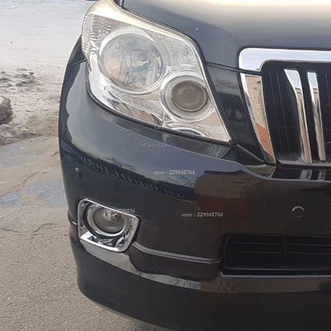 Хромированная Автомобильная передняя противотуманная фара для Toyota Prado J150 J 150 2010 2011 2012 2013