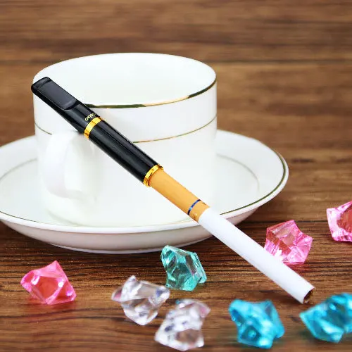 Metal Resin Cleanable Reusable Type Smoking Pipe Filter Circulating Filter Cigarette Holder Double Filtering Smoking Mouthpiece