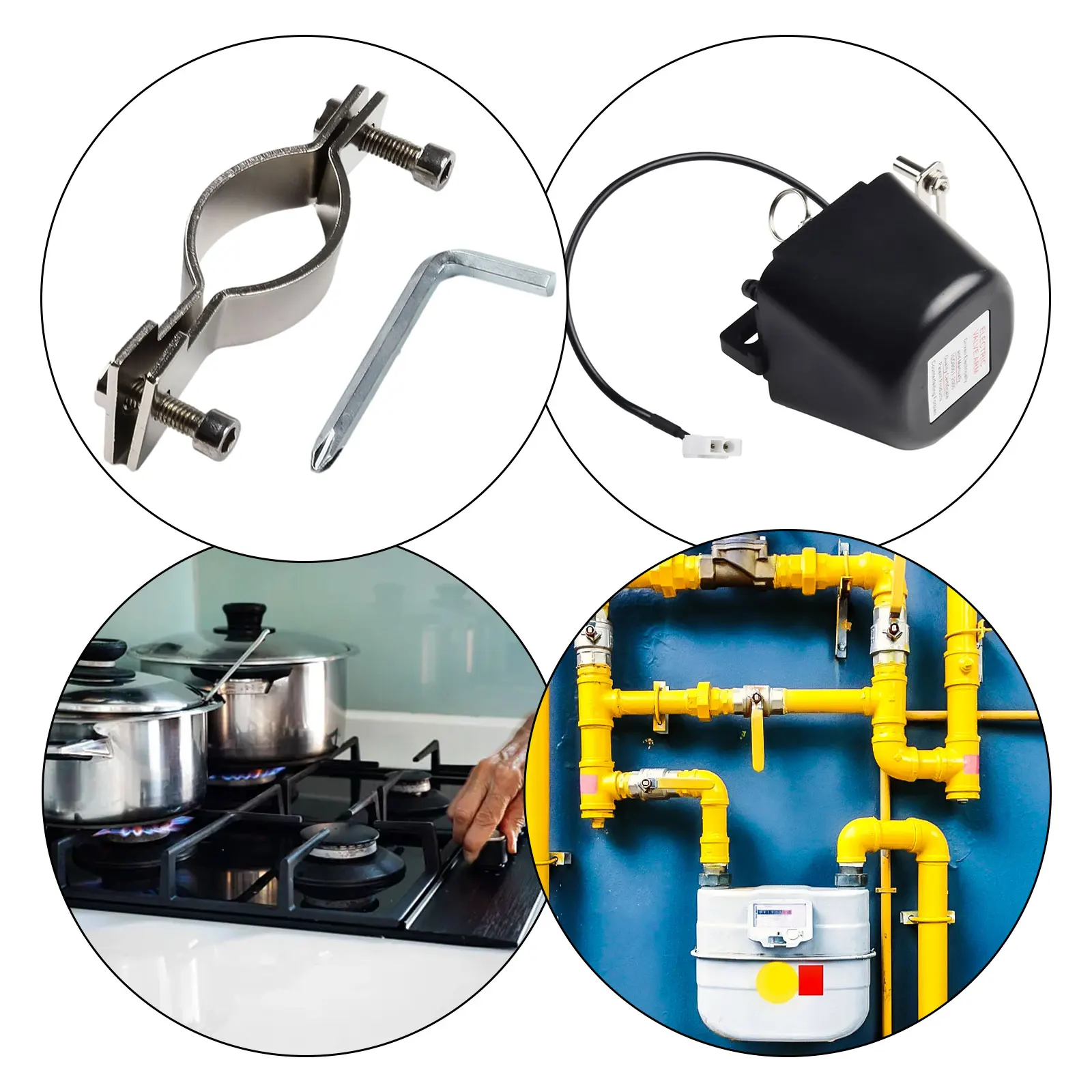 Easy to Use Electric Automatic Valve DN15DN20DN25 Water Alarm 12V Seamless Integration into Systems Reliable Performance