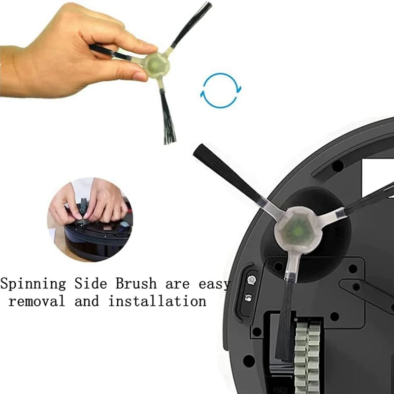 16 шт. запасные части для Lefant M210 M210S M210B M213, аксессуары для пылесосаhepa, фильтр, боковая щетка