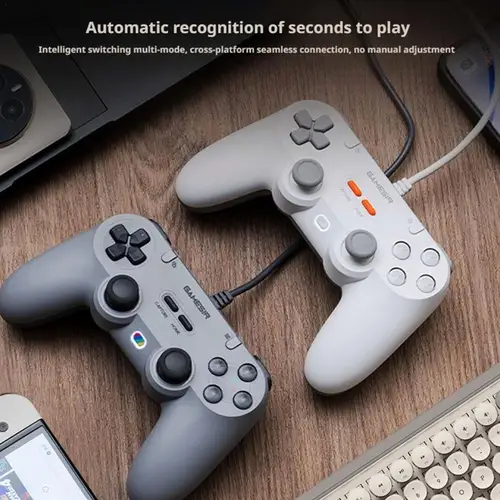 Imagen 1 del producto Nuevo controlador de juego con cable T3lite para PC/Steam/Switch/Android/i0s Compatible con accesorios de juego I0S13