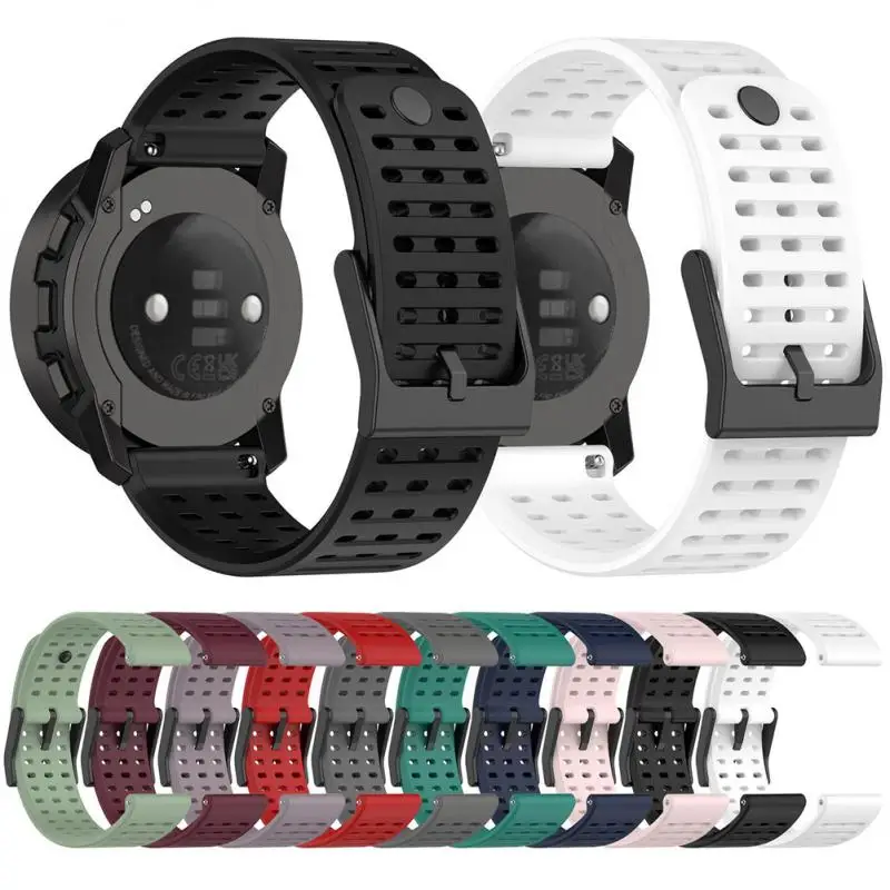 Watchband Breathable Silicon Suunto Watch Strap For Suunto Vertical Sports 18 Grams For Suunto 9 Peak Watch Accessories