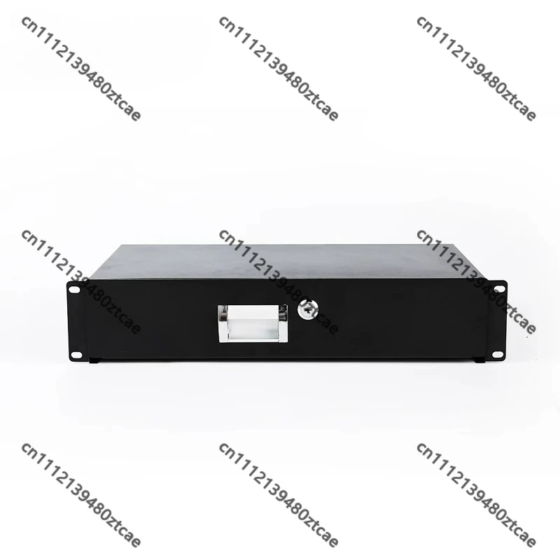 2U Network Cabinet Drawer, ABS Drawer for Computer Room, Aviation Box Microphone Case Universal Storage Drawer
