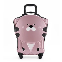 Suitcase for Children Universal Wheel New Boarding Box 20 inch Suitcase Travel Bags Carry-on Trolley Case Cartoon Kids Luggage