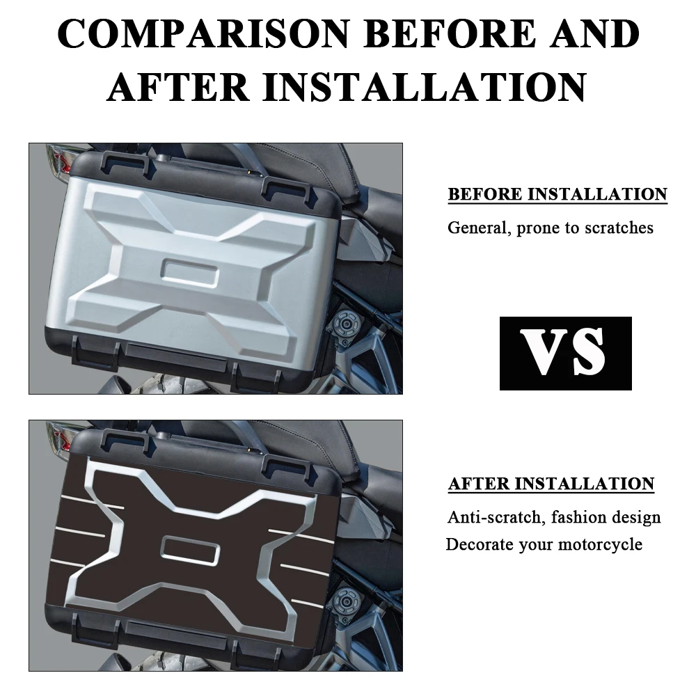 For BMW Vario Case R1250GS R 1250 GS 1250GS Option 719 2019-2024 Motorcycle Side Boxes Stickers Accessories Waterproof Box Decal