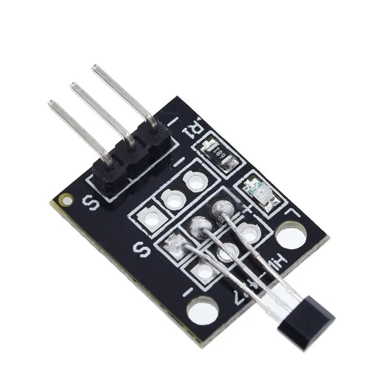 1/2~200/500Pcs KY-003 A3144 Hall Magnetic Sensor Module Hall Switch For Non-contact Switch Security Alarm Device