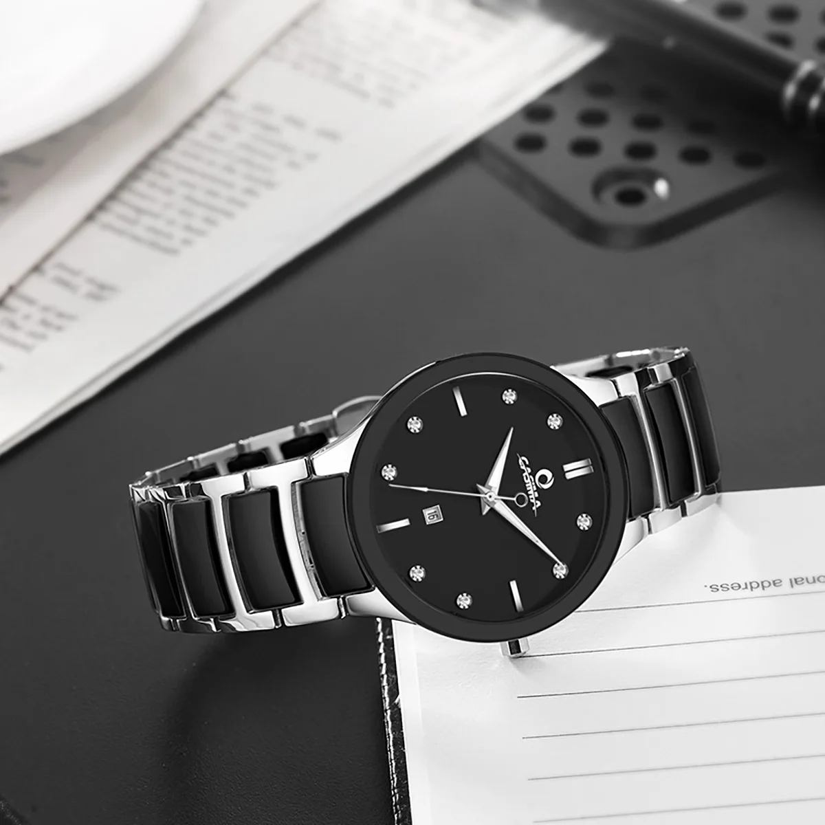 CASIMA 腕時計 シンプル トレンド ファッションウォッチ 多用途 防水 夜光 メンズ クォーツ時計 モデル NL-6003G-998