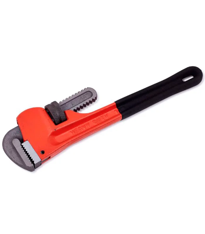 Tradineur-key Stillson for pipes, iron, Max opening 65mm, high strength, heavy duty, plumbing, plumbing, reparac