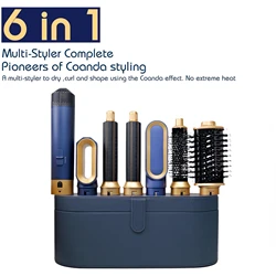 6 In 1 Multi Styler New Design Hair Dryer For Hair 6 in 1 hair styler With Curling Barrel Hot Air Brush Styling Tool MultiStyler