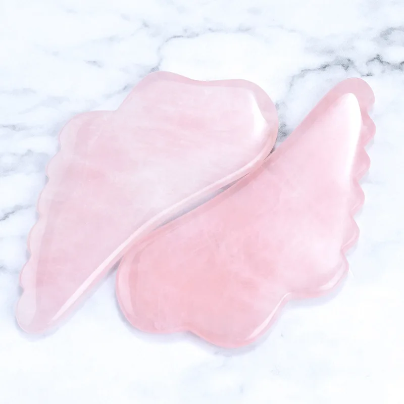 Natural Powder Crystal Jade Scraping Board Jade Massage Stick Massager Health Care Beauty Powder Crystal Scraping Protable 1Pcs