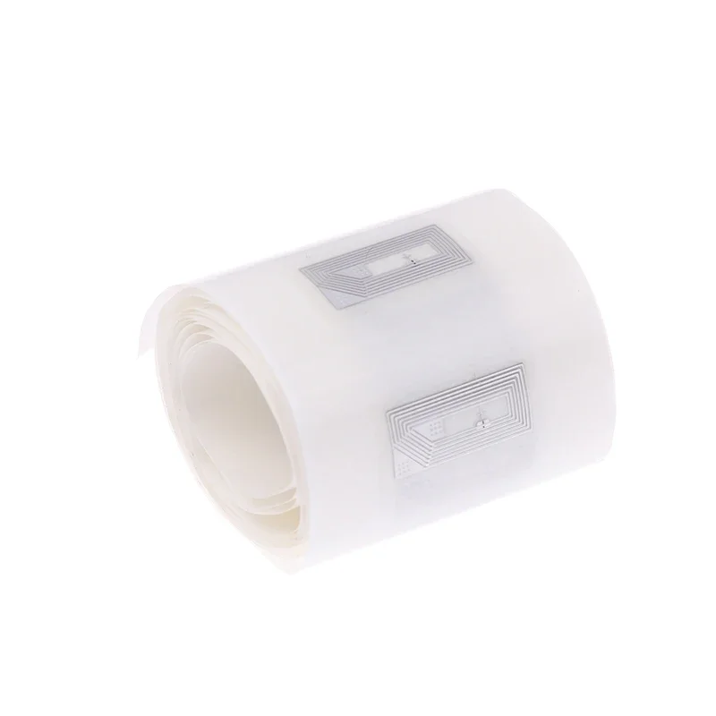 50Pcs NFC 칩 Ntag213 스티커 습식 인레이 11x21MM 13.56MHz 라벨 태그 213 위조 방지 라벨 전자 라벨