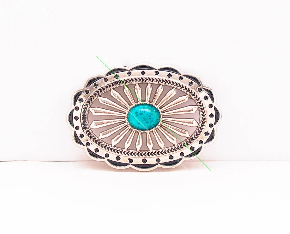 10pcs Big Southeast Indian Ethnic Flower Turquoise Concho For Horse saddles Handbag Leathercraft Belt Hardware Conchos Screwback