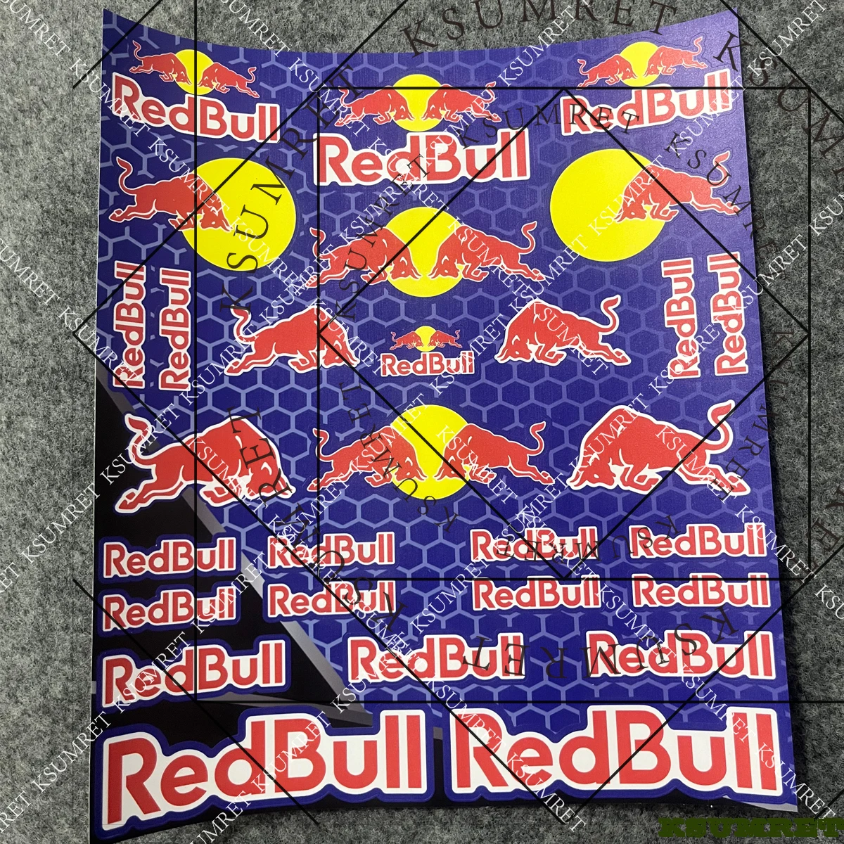 Vinilo para motocicleta Red Bull, pegatina, calcomanía, logotipo del tanque