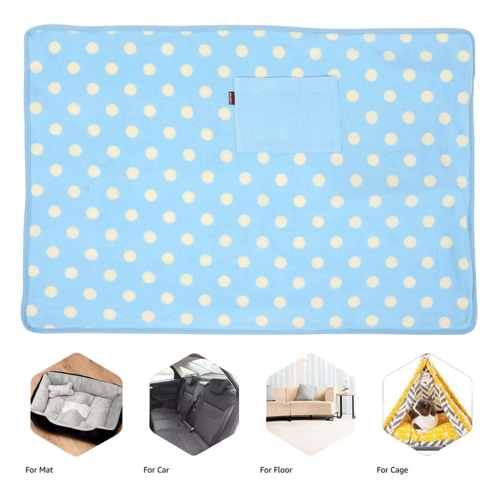 

Winter Heating Blanket Electric Heated Throw Fast Heating Low Power Emitting Portable USB Easy Control Home Blanket