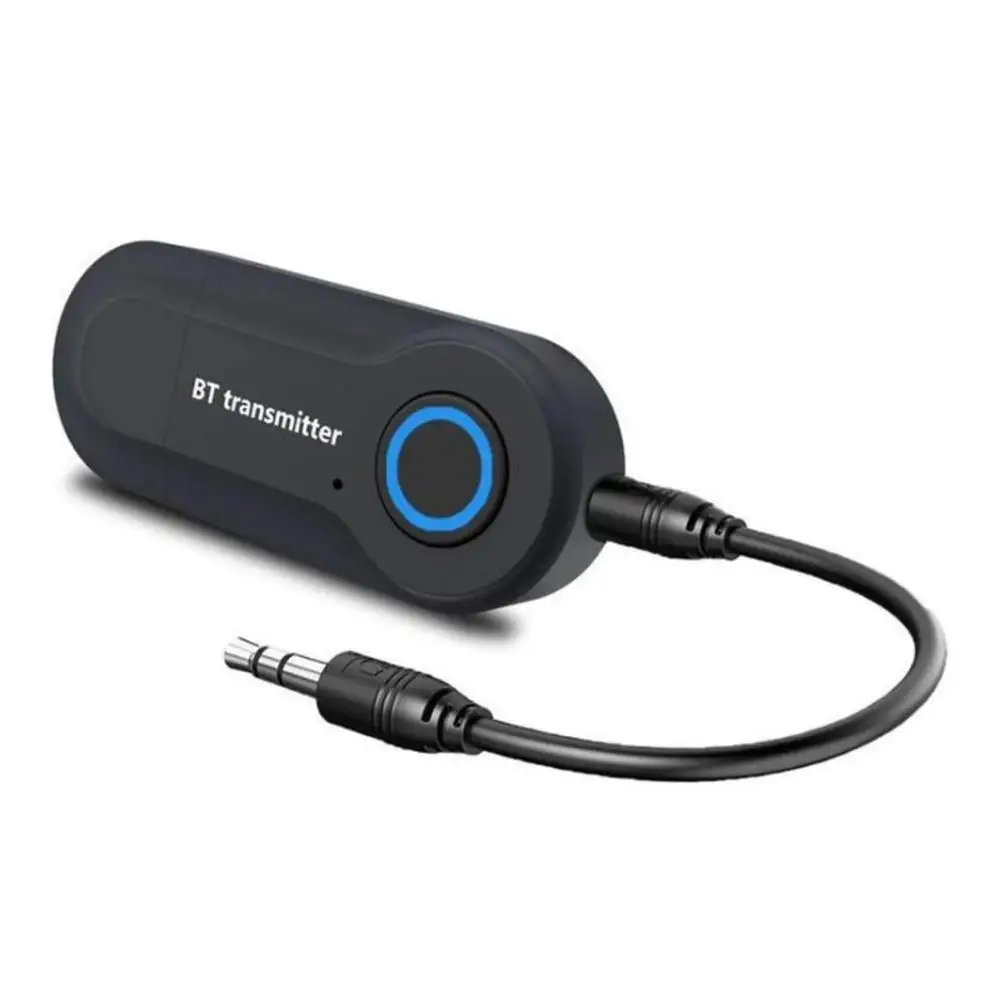 Bluetooth Transmitter Receiver Music Audio Adapter for Headphones MP3 MP4 TV PC DVD Via 3.5mm Audio Cable TV Stereo 4.0