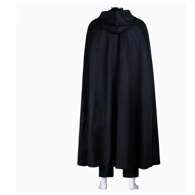 

CySW Jedi Knight Luke Skywalker Cosplay Costume Top and Pants with Cloak Halloween Masquerade Carnival Party Outfits for Men