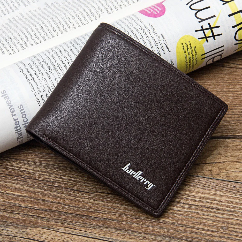 Baellerry Butterweiche, schlanke Geldbörse für Herren, minimalistischer Kartenhalter aus PU-Leder – Vordertasche, RFID-blockierender Geld-Organizer – Detail 5