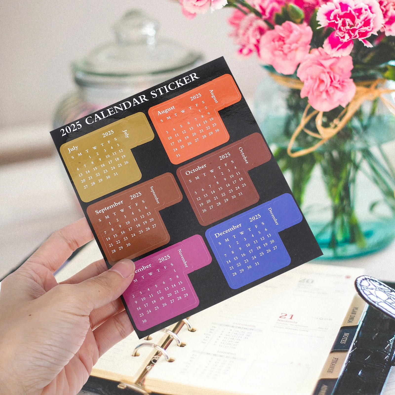 

Agenda Planner Stickers Journal Tabs Caledar Daily Use Convenient Book Month Decorative Planning Calendar Diy Labels