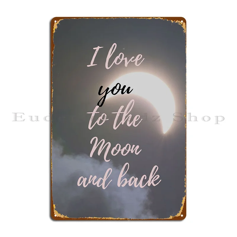 

Love Moon Metal Signs Cinema Cinema Wall Decor Designing Classic Tin Sign Poster