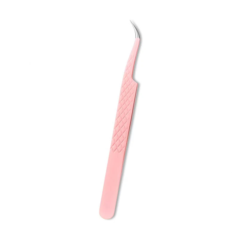 Customized Tweezers False Fiber Tips Eyelashes Extension Tweezers Hyperfine Eyebrow Volume Lash Tweezers Makeup Tools