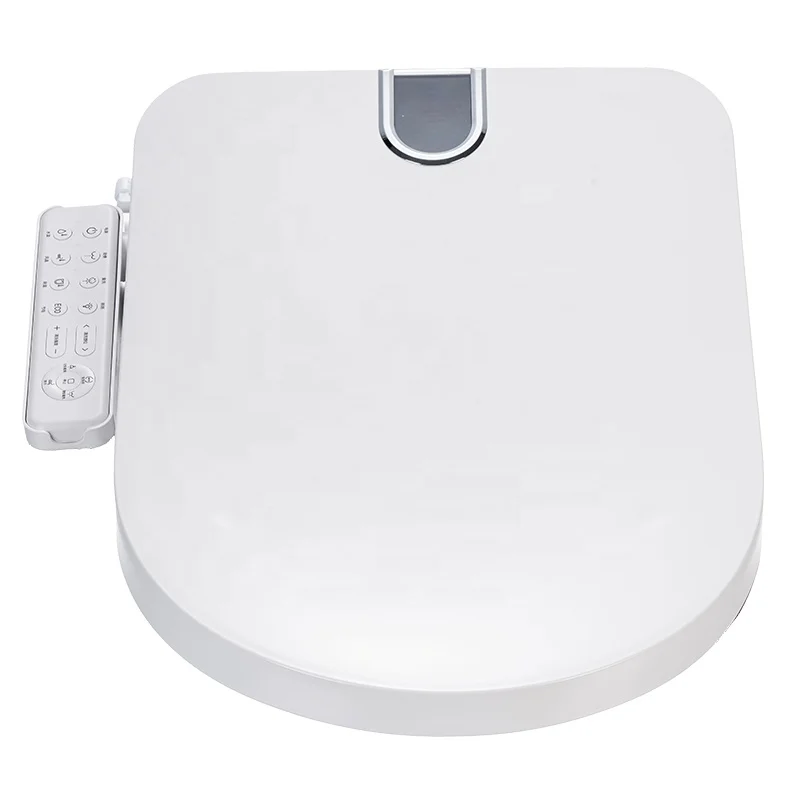ZXHK Automatic Electric Smart Toilet Seat Cover with Remote Control Plastic Material Self-Cleaning & Seat Heating for Bathroom