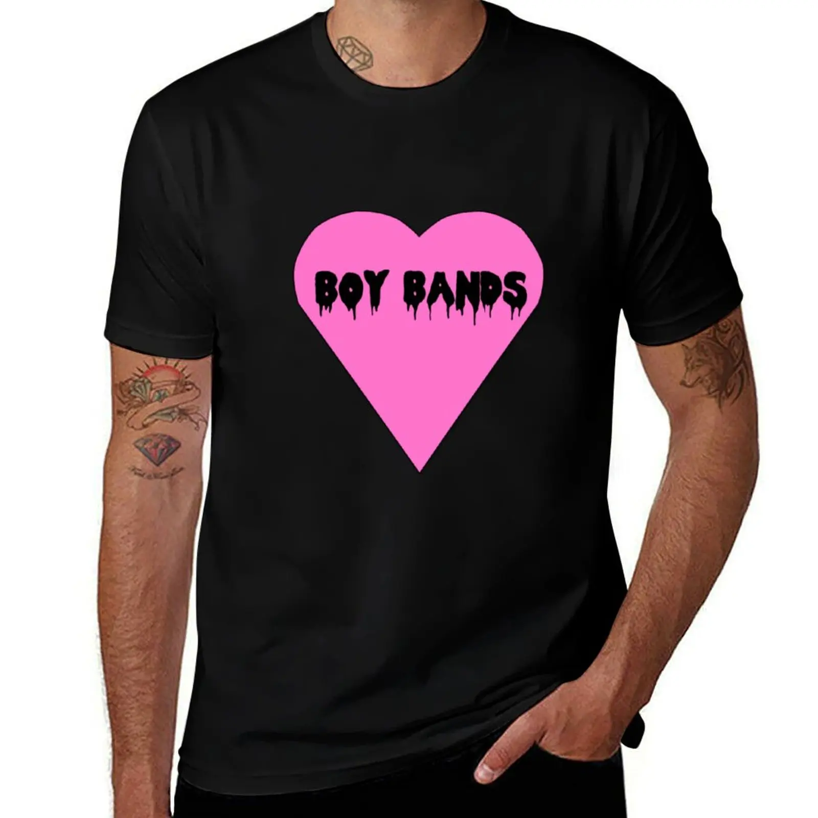 Boy Bands T-Shirt All Match Print Short Sleeve Top T-Shirt
