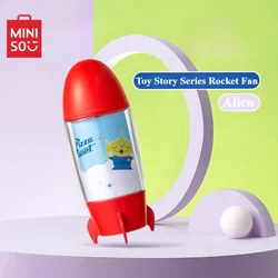 MINISO Toy Story Series Razzo Fan Outdoor Portatile Palmare Alien Decorazione da tavolo per bambini Ornamento Regalo di compleanno