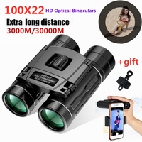 100x22 Professional Binoculars HD Micro Night Vision Mini Portable Telescope For Camping  Huntding Hiking Bird Watching Outdoor