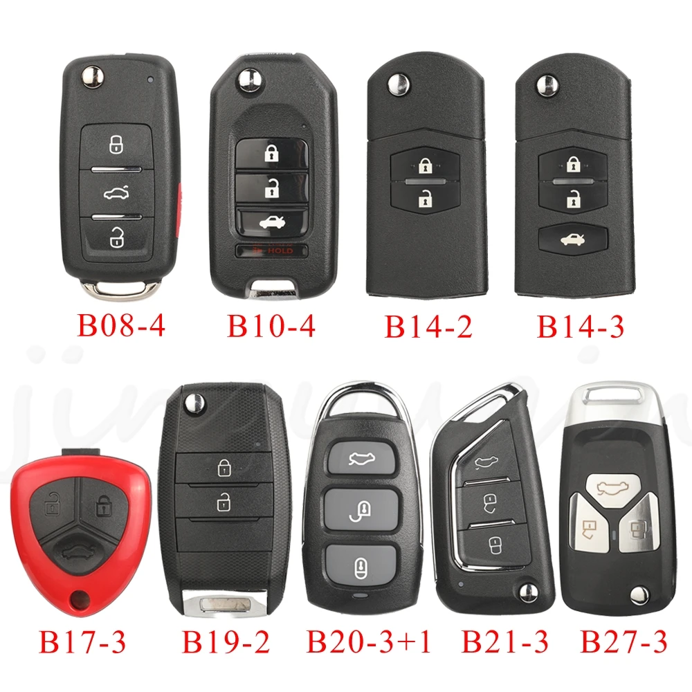 jingyuqin Universal Remote Control Key B-Series B08-4 B10-4 B14-2 B14-3 B17-3 B19-2 B20-4 For KD900 KD-X2 KD-MAX Smart Key