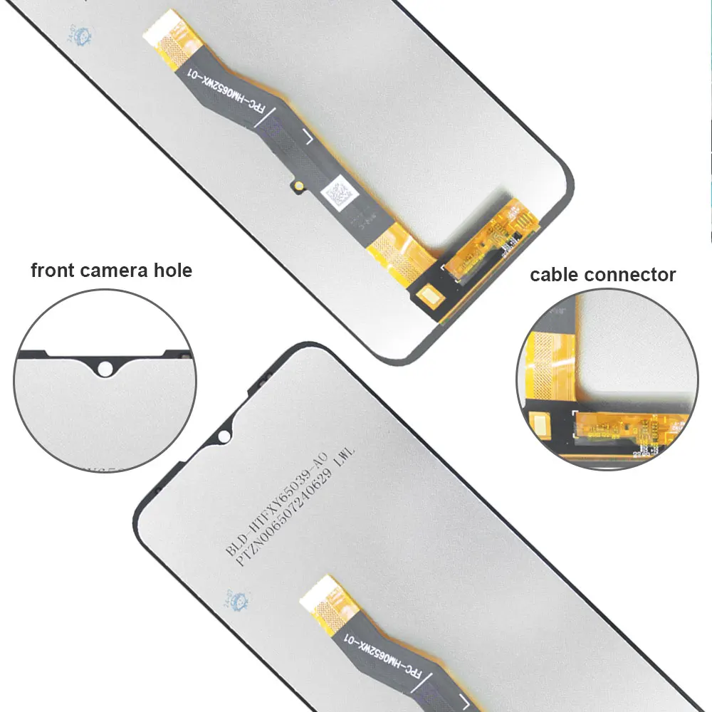 Fully Tested LCD Touch Digitizer Screen Assembly With Frame Replacement Parts For Motorola Moto G Play 2021 XT2093