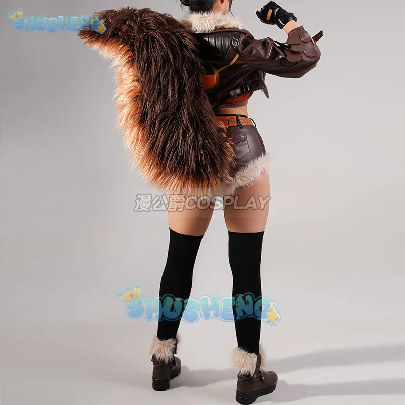 

Squirrel Girl‌ Cosplay Costume Doreen Allene Green Uniform Halloween Carnival Party Christmas Play Role Clothes Clothing