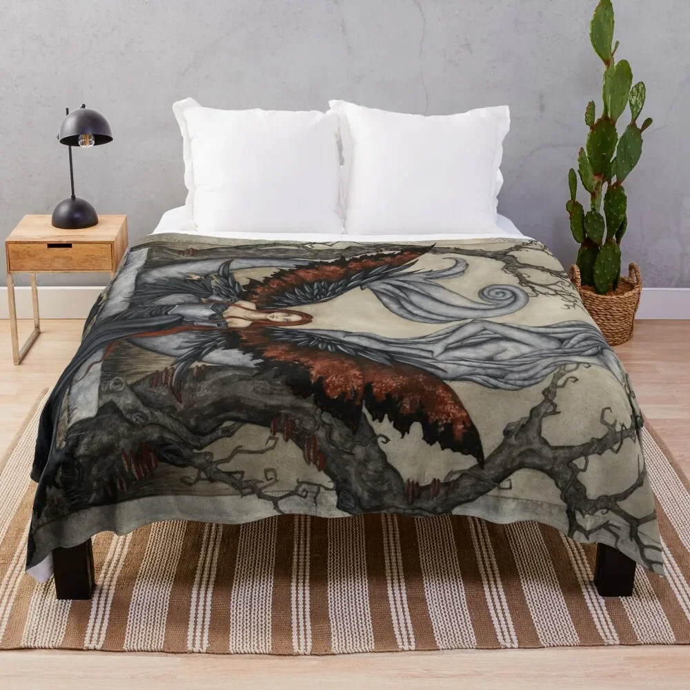 

Come Stay Awhile Throw Blanket Air Conditioner Soft Blanket for Office Home