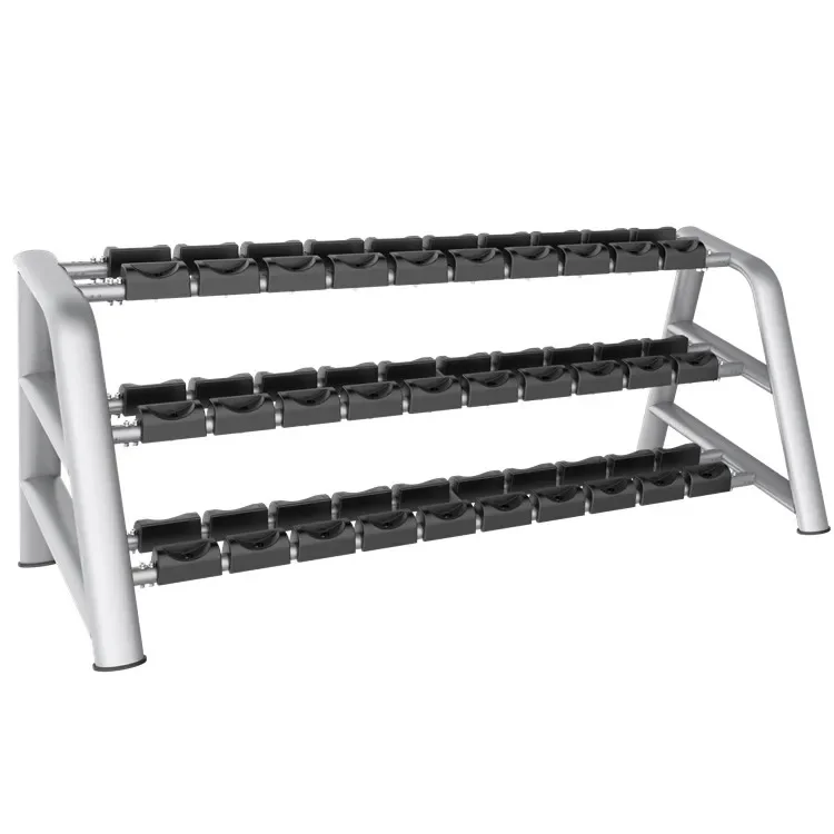 

Commercial Gym Fitness Equipment Factory Dumbbell Rack with 3 Layers for Strength Training Pin Load Selection Machines