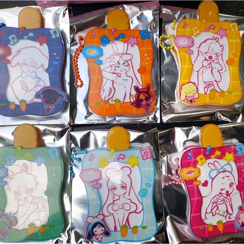Alien Stage Rabbit Series Acrylic Ice Cream Pendant Standing Cartoon Anime Figure Trendy Blind Box Periphery Gift for Girls - view 6