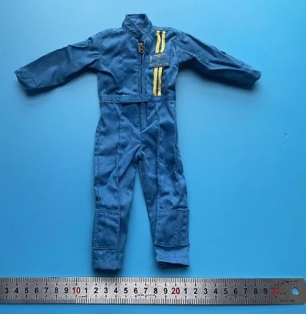 1/6 Scale Male Jumpsuit Workwear Prison Uniform Soldier Pilot Clothes Model for 12inch Action Figures Body