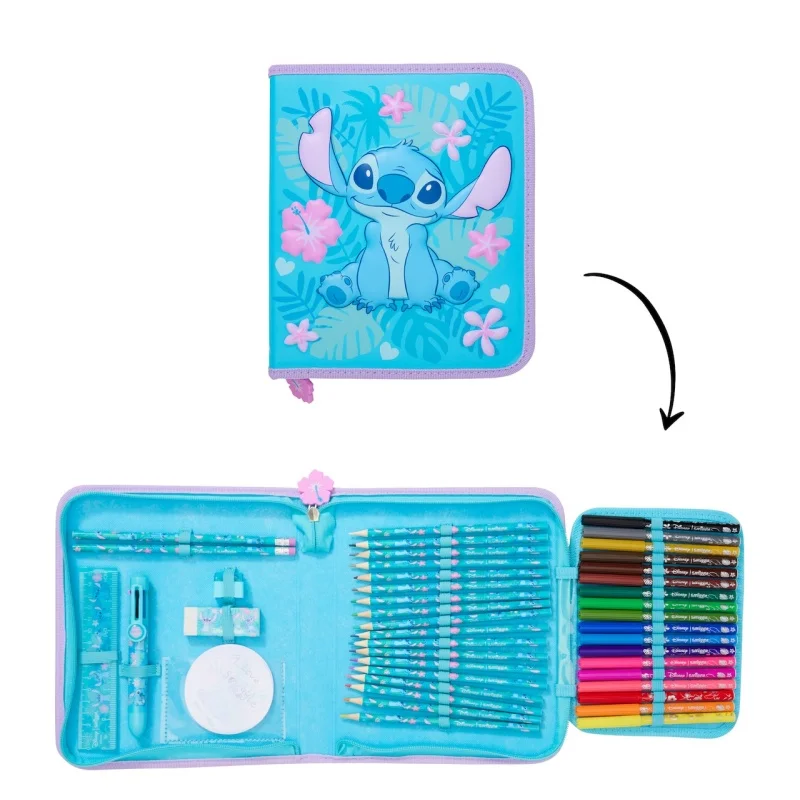 Australia Smiggle Stationery Set Disney Stitch Zip It Stationery Set Children Gift Pack Cartoon Series Student Gift